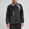 Adidas Originals X Alexander Wang Collab Striped Long Sleeve Logo Track Jacket Men Outerwear Black BP6689