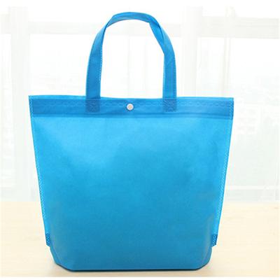Bag Blank Bag Spot Buckle Folding Handbag Shopping Bag Hot Pressing High-Grade Non-Woven Handbag