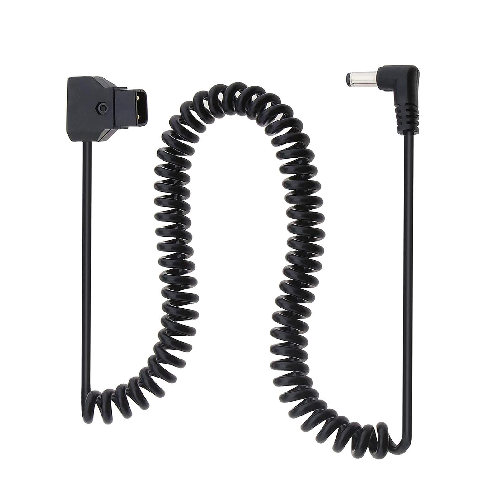 

Portable D-Tap to DC5.5x2.1MM Right Angle Power Cord with Right-Angle Connectors for Bmcc Bmpc Cameras Accessory