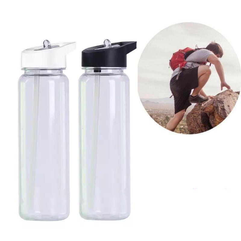 Water Bottle With Straw Bpa Free Leakproof Sport Portable Drinks Mug Cup Travel