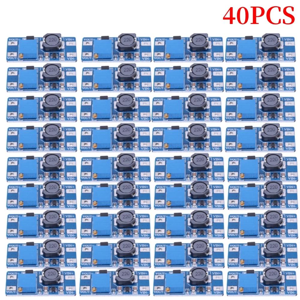 5-100PCS MT3608 DC-DC Step Up Converter Booster Power Supply Module Boost 2V-24V To 5/9/12/28V Step-up Board MAX output 28V 2A