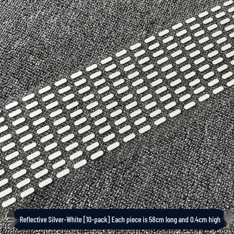 Reflective Dashed Line Sticker for Cars & Motorcycles - Waterproof Decal