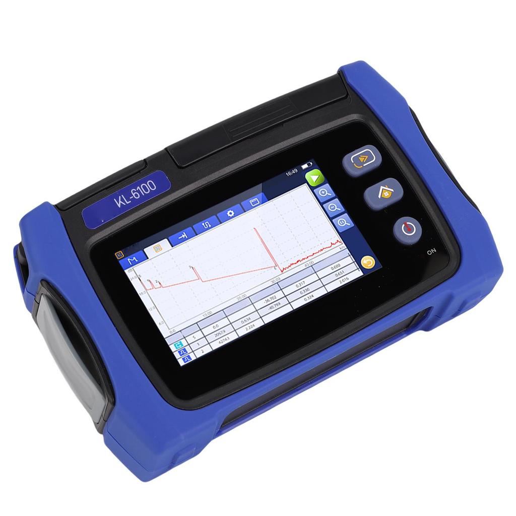 OTDR Optical Fiber Tester 4.3 Inch Color LCD Touch Screen 24dB Dynamic Range 1550nm Wavelength Support OPM SLS VFL RJ45