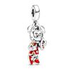 Fit Original 100% Copper New Robot Minnie Mickey Mouse Jumping Tiger Charms Beads Necklace For Women Jewelry