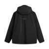Li Ning Sports Trend Series Lettered Hooded Fleece Loose Long Sleeve Windbreaker Men Outerwear Black AWBU031-2