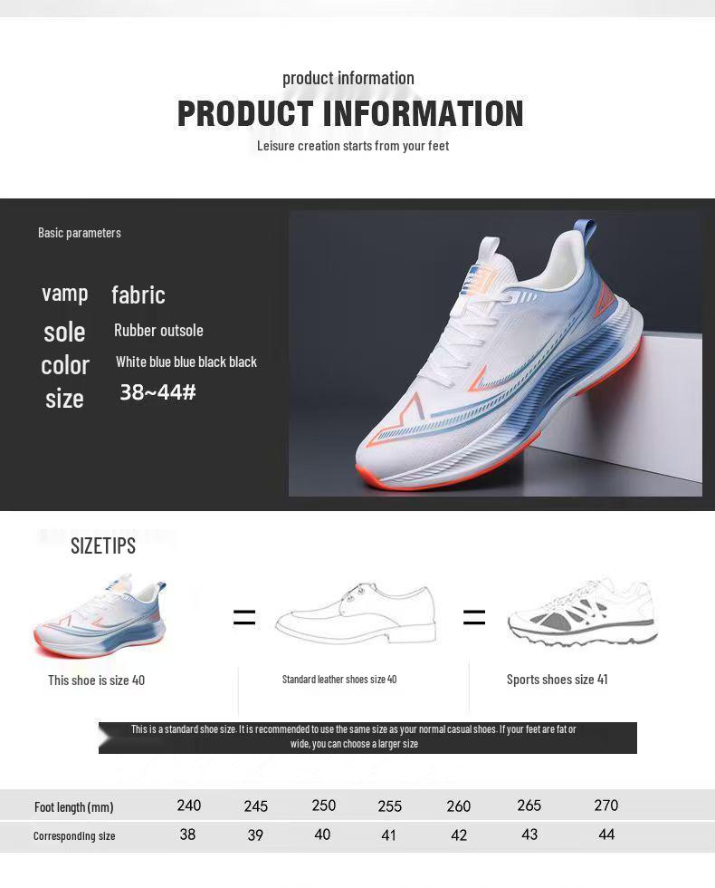 2025 Spring Men's Breathable Fishnet Running Shoes - Lightweight, Fashionable, Versatile, Outdoor Trendy Sports Footwear