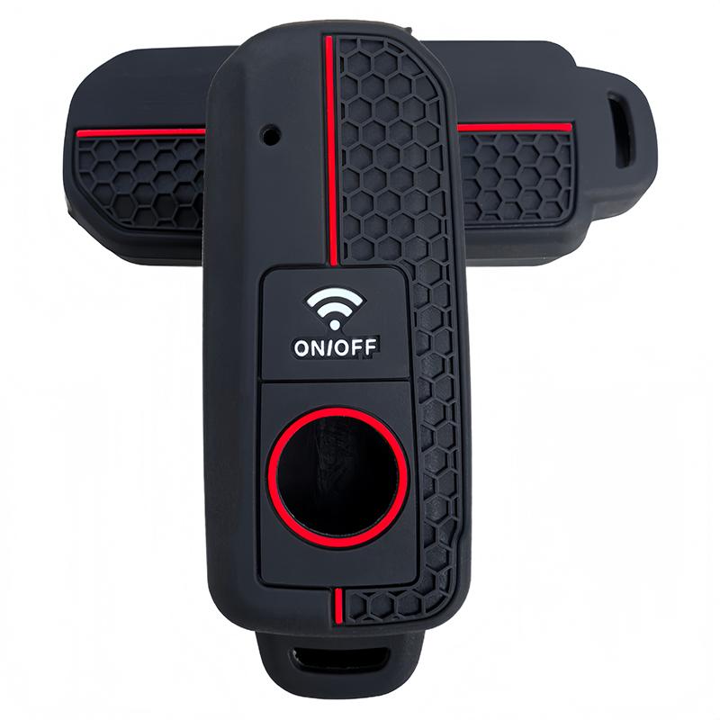Silikon Motorrad Fernbedienung Smart Key Hülle Fob Für Yamaha TMAX530 TMAX560 -