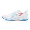 Li Ning Flying Eagle Slip Resistant, Abrasion Resistant, Breathable Badminton Shoes Unisex White Blue AYTU001-2
