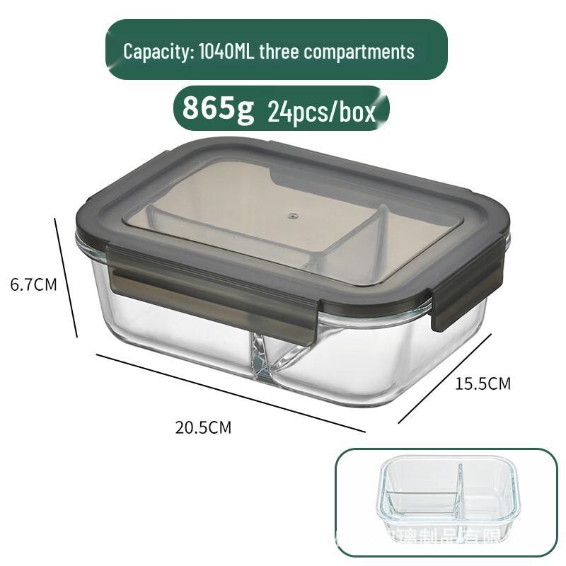Heat-Resistant Glass Food Storage Container
