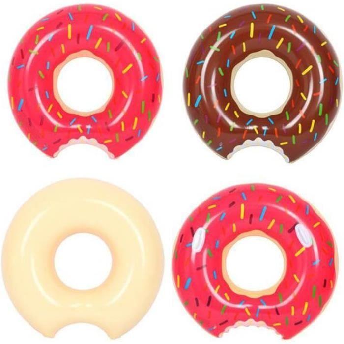 Bouée Gonflable Motif Donut Pour Piscine Ou Extérieur, Pour Enfants Et Adultes[u1475]