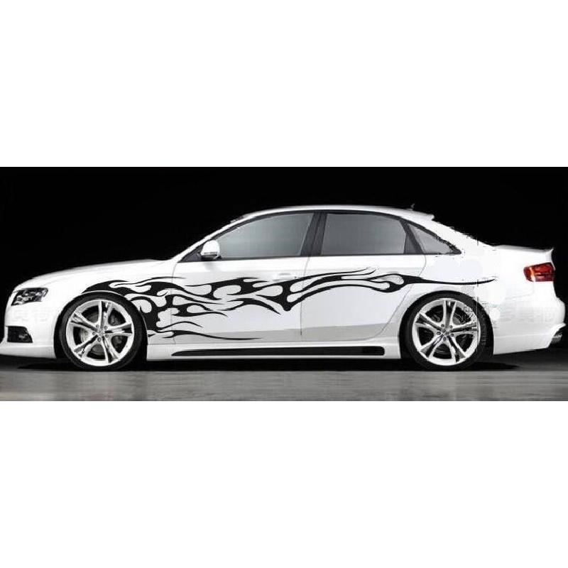 Car Sticker With Flame Totem (Right)