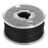 25Pcs Black Bobbin Set Plastic Side Embroidery Thread PreWound Bobbins  Home Embroidery