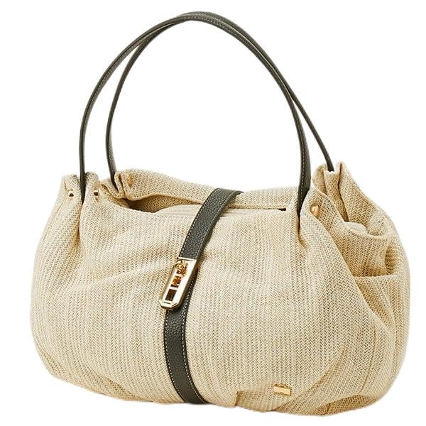 

Сумка-тоут корзина летняя белая [Labagerie] сумка, стиль, двусторонняя сумка-тоут, (30)