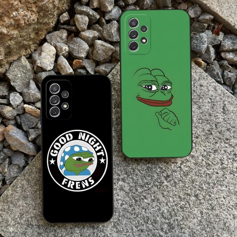 Pepe The Frog Handyhülle Für Samsung A14 A53 A52 A73 A32 A54 A33 A13 A21 A34 A71 A31 A22 A50 A20 A40 A23 Rückseite