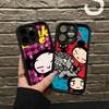 Animation Pucca Cate Phone Case For IPhone 17 16 15 14 13 12 11 Air Plus Pro Max Soft Back Cover