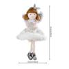 Cute Skirt Doll Ornament Christmas Feature Xmas Tree Pendant Angel Wings Girl Pendant  Dining Room