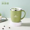 304 Stainless Steel Double-Layer Thermos Cup Office Coffee Cup With Handle Tea Cup Gift
