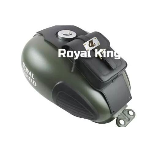 BLACK "TANK STRAP BAG " FIT FOR ROYAL ENFIELD Old Classic 350/500