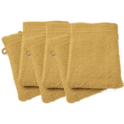Set of 6 "Spa" Terry Washcloths 15 X 21 Cm / 400 Gr/m² - "Spa" Corn Yellow