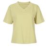 Shop   Women Wide Layered V Neck Basic Solid ShorT sleeVe T shirT whiTe Dai Wsh 