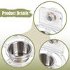 Bird Feeder for Cage Accessories Clear Easy To Clean Portable Acrylic Parakeet Food