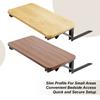 Mesa de Armazenamento Suspensa para Cabeceira Dobrável Antiderrapante Organizador de Mesa de Cabeceira Decoração de Mesa de Cabeceira Mesa Flutuante para Quarto de Casa