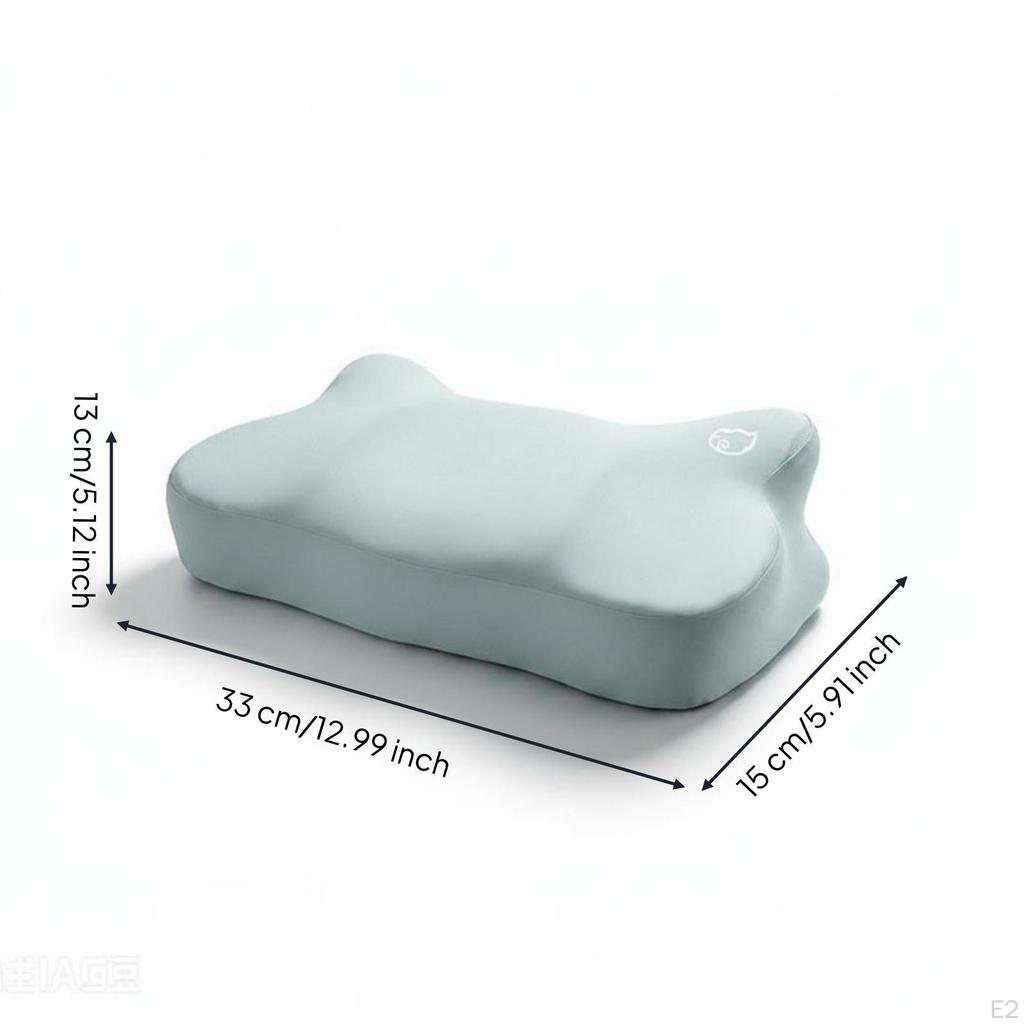 Butterfly Cervical Pillow Slow Memory Ergonomic Side Sleeping Traction Design Blue