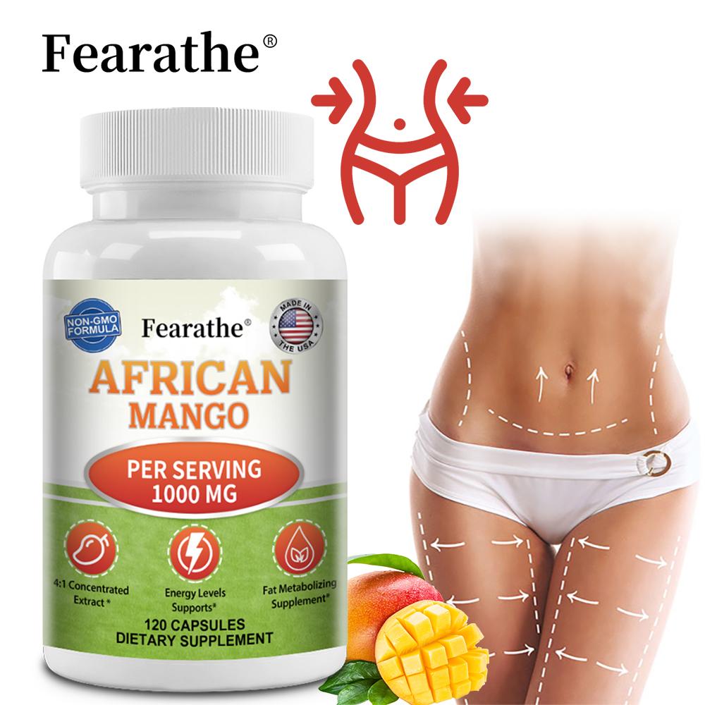 African mango extract, 1000 mg per serving, 120 capsules