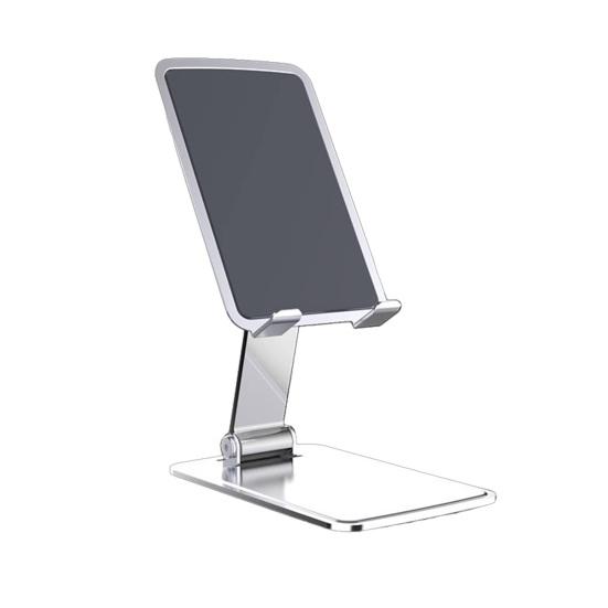 Mobile Phone Holder Stable Metal Adjustable Angle Stand Foldable Anti-Slip Desk Phone Stand for Smartphones Tablets
