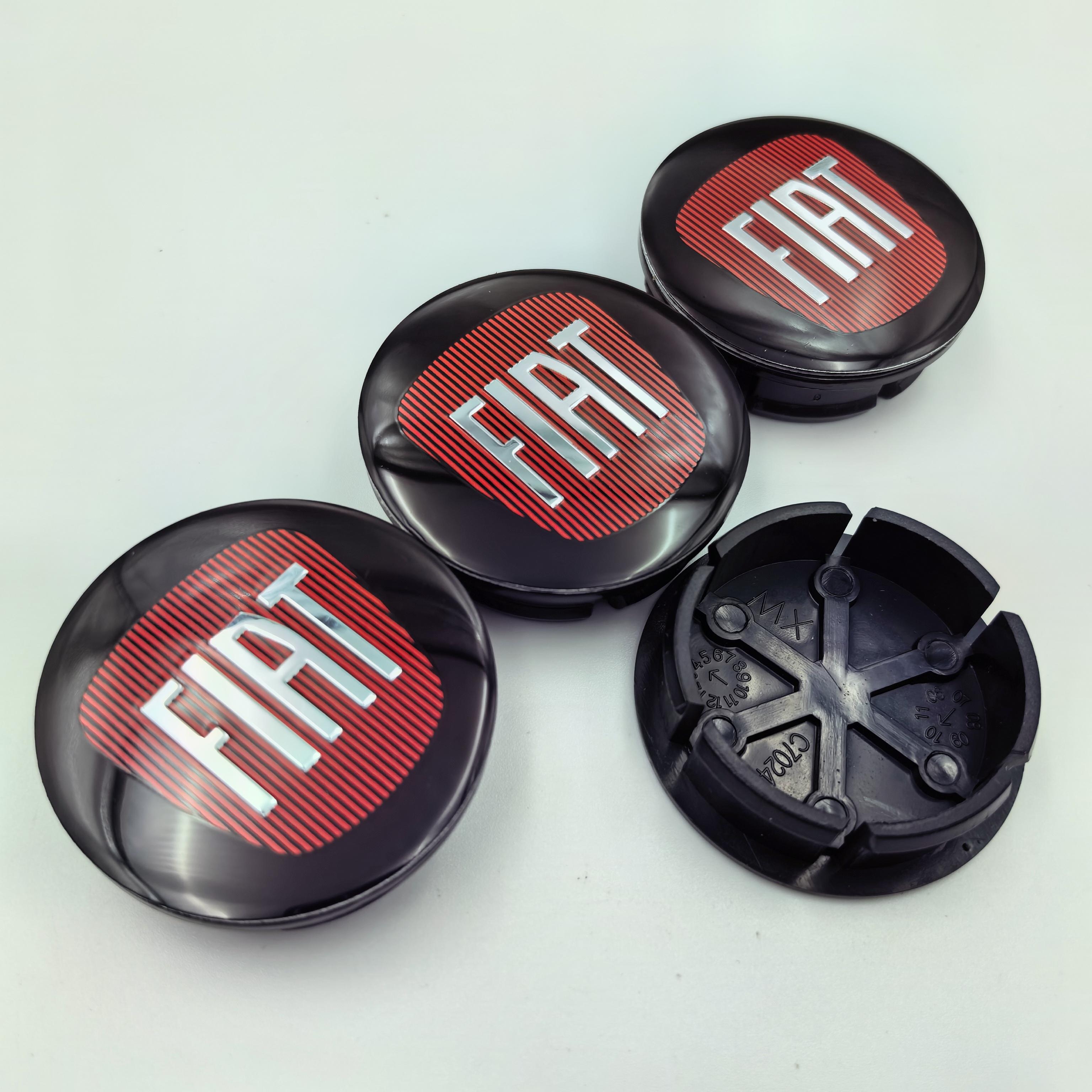 

4 шт. Колпачки ступицы колеса для Fiat 500 50 мм Оригинальная крышка диска Эмблема Значок Аксессуары для стайлинга автомобиля