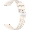 Universal Silicone Strap 18mm, Beige