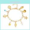 Seashell Beach Bracelet With Alloy Electroplate For Womens Casual Wear