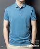Xinjiang Long Staple Cotton Summer Breathable Casual Business Men's Short-Sleeved Polo Shirt with Mulberry Silk