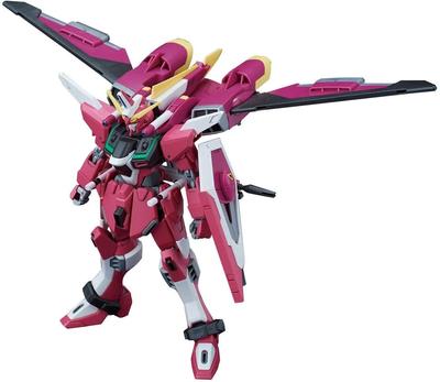 BANDAI SPIRITS HGCE Mobile Suit Gundam SEED DESTINY Infinite Justice Gundam Plastikmodell im Maßstab 1/144, farbcodiert
