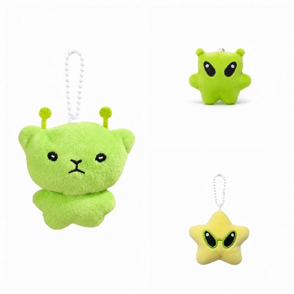 Mini Plüsch Rucksack Anhänger Weiche Alien Katze Schlüsselanhänger Niedliche Handy Seil Zubehör Geschenke