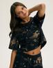 Craco Esotiq Women' Short-sleeved Pajamas | Navy DEPOZYT