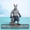Animal Figurine Sculpted Fighter Compact for Desktop, Bookshelf