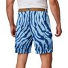 Men's Casual Cargo Shorts with Multiple Pockets, Leopard Print, Lightweight, Belt Not Included