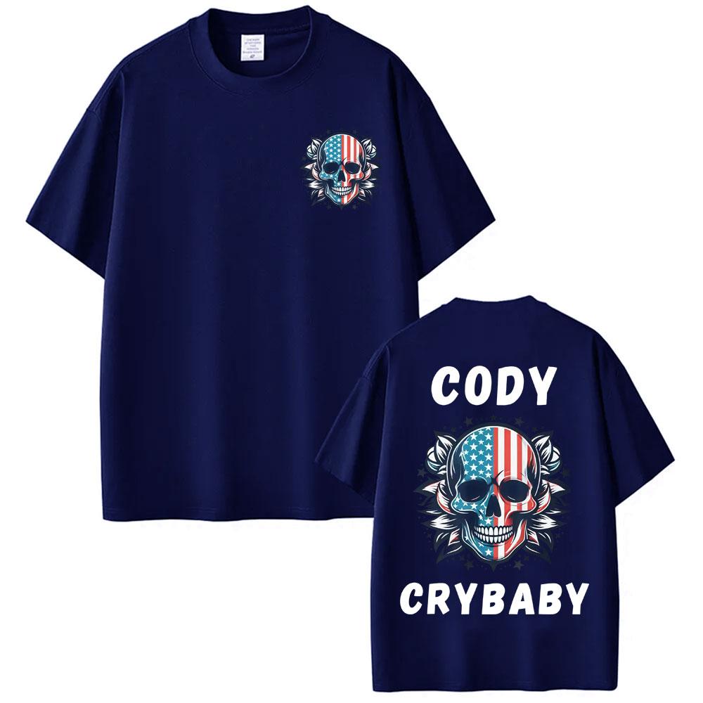 American Nightmare Cody Rhodes Logo Tshirt Unisexs Clothing Violence Aesthetic T Shirts Casual Loose Oversized T Shirt Streetwear