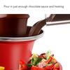 3-Tier Electric Chocolate Fondue Fountain Machine for Parties, Removable Chocolate Fountain for Melting Cheese, Queso, Candy, and Liqueur, Perfect for