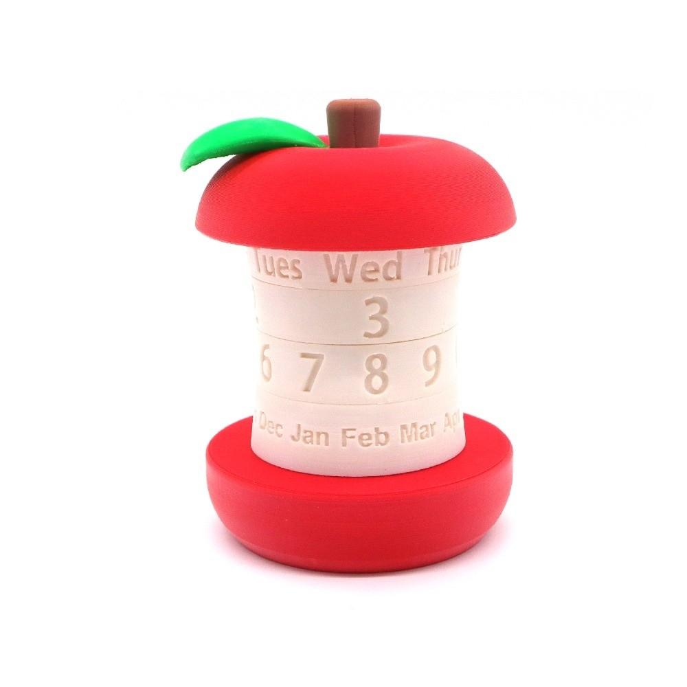 Unique Gift 3D Printed Calendar Tating Design Desktop Calendar Rotating Calendar  Christmas Gifts