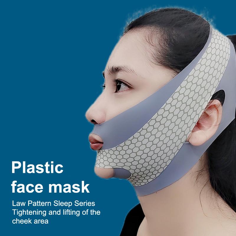 מתיחת פנים עם שינה פנים V Shaper תחבושת הרזיה תחבושת צורת הרפיה הרמת סנטר כפול עיסוי להקה לדילול פנים