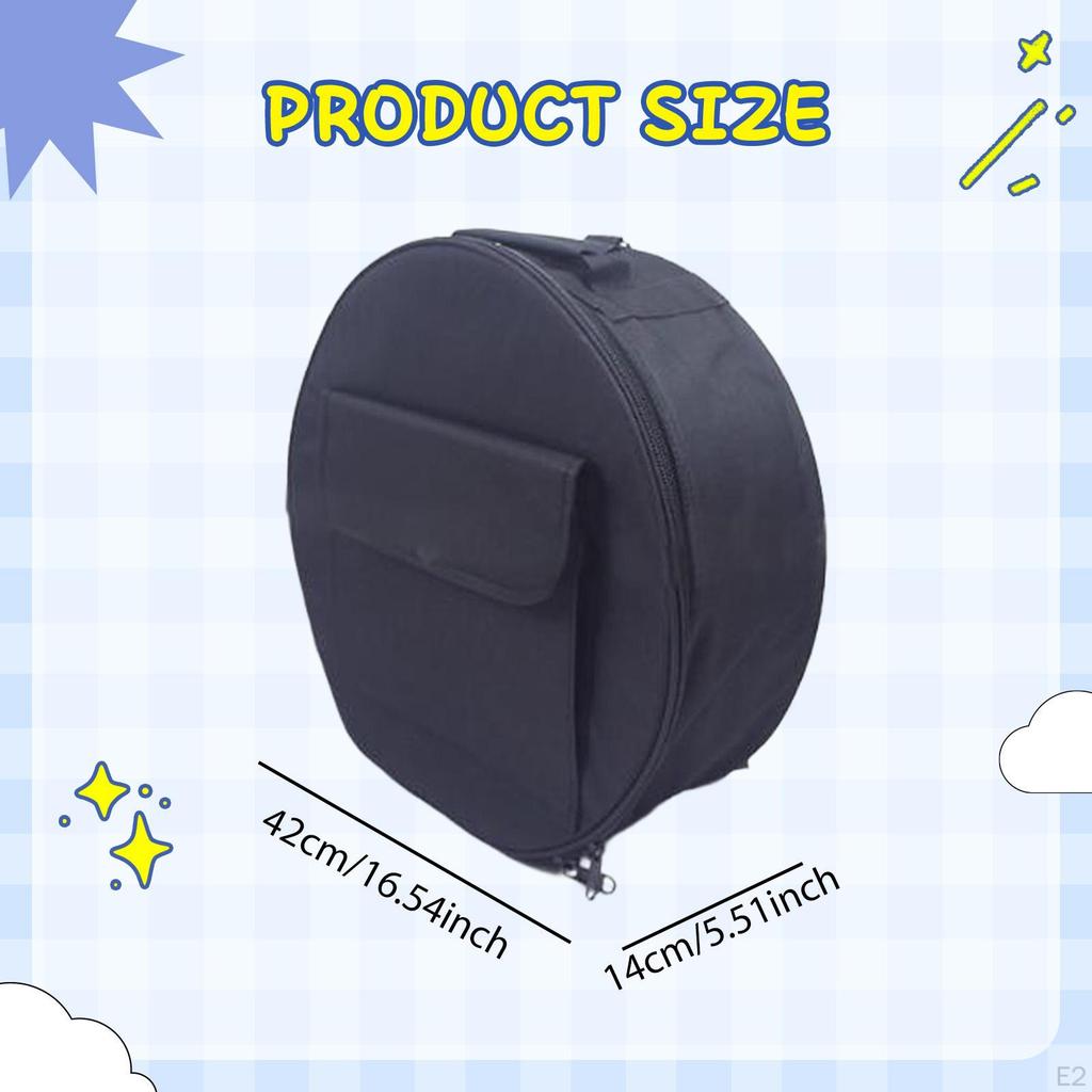 Snare Drum Bag Cover for with Handle Portable Professional Carry Case Percussion Accessory