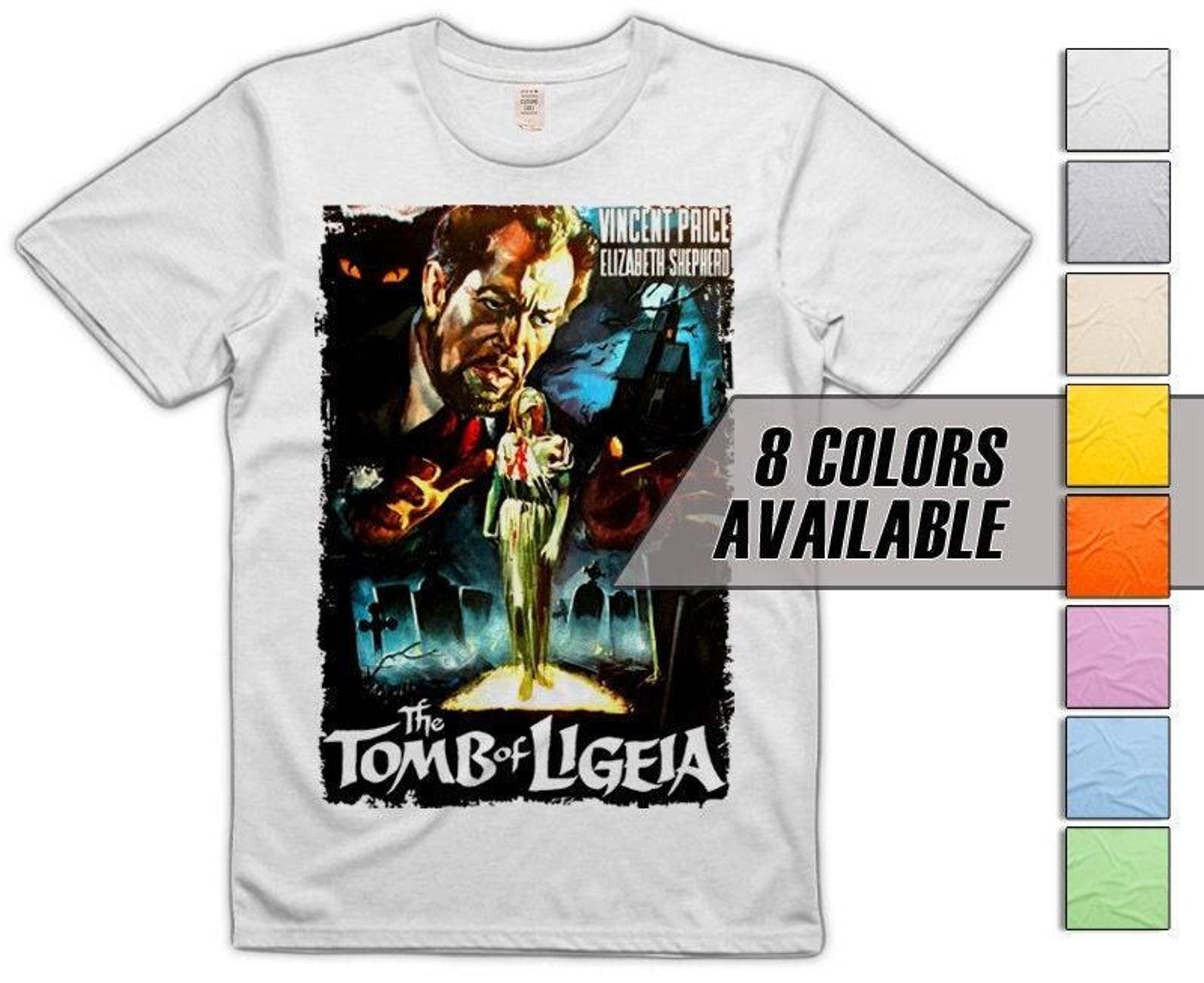 The Tomb of Ligeia V9 (Poe) Men s T-Shirt all sizes S-5XL 8 Colors available M