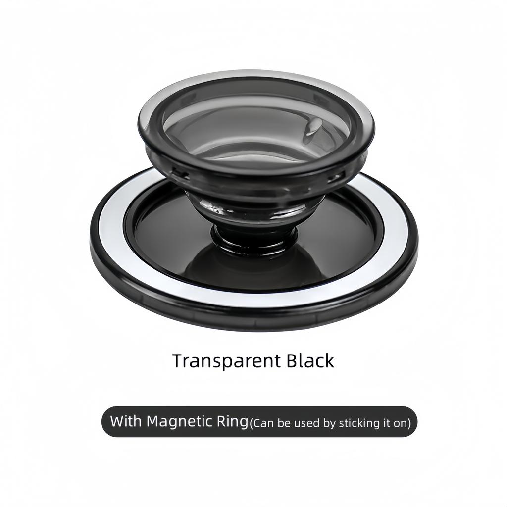 Magnetic Folding Mobile Phone Grip Holder Socket Pocket Support Safe Ring Finger Expanding Stand
