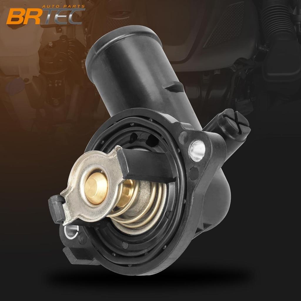 5184651AG Thermostat Housing for Dodge Durango 2011-2015, for Jeep Grand Cherokee 2011 2012 2013 2014 2015 2016 2017 2018, for Jeep Wrangler JK