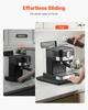 Appliance Slider 10.5 X 13 In Sliding Tray for Coffee Maker Black