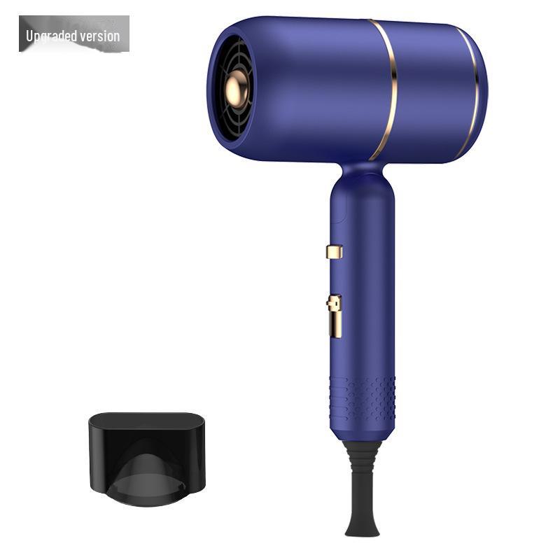 Foldable High-Power Hair Dryer with Hot/Cold Options and Blue Light for Home and Salon Use