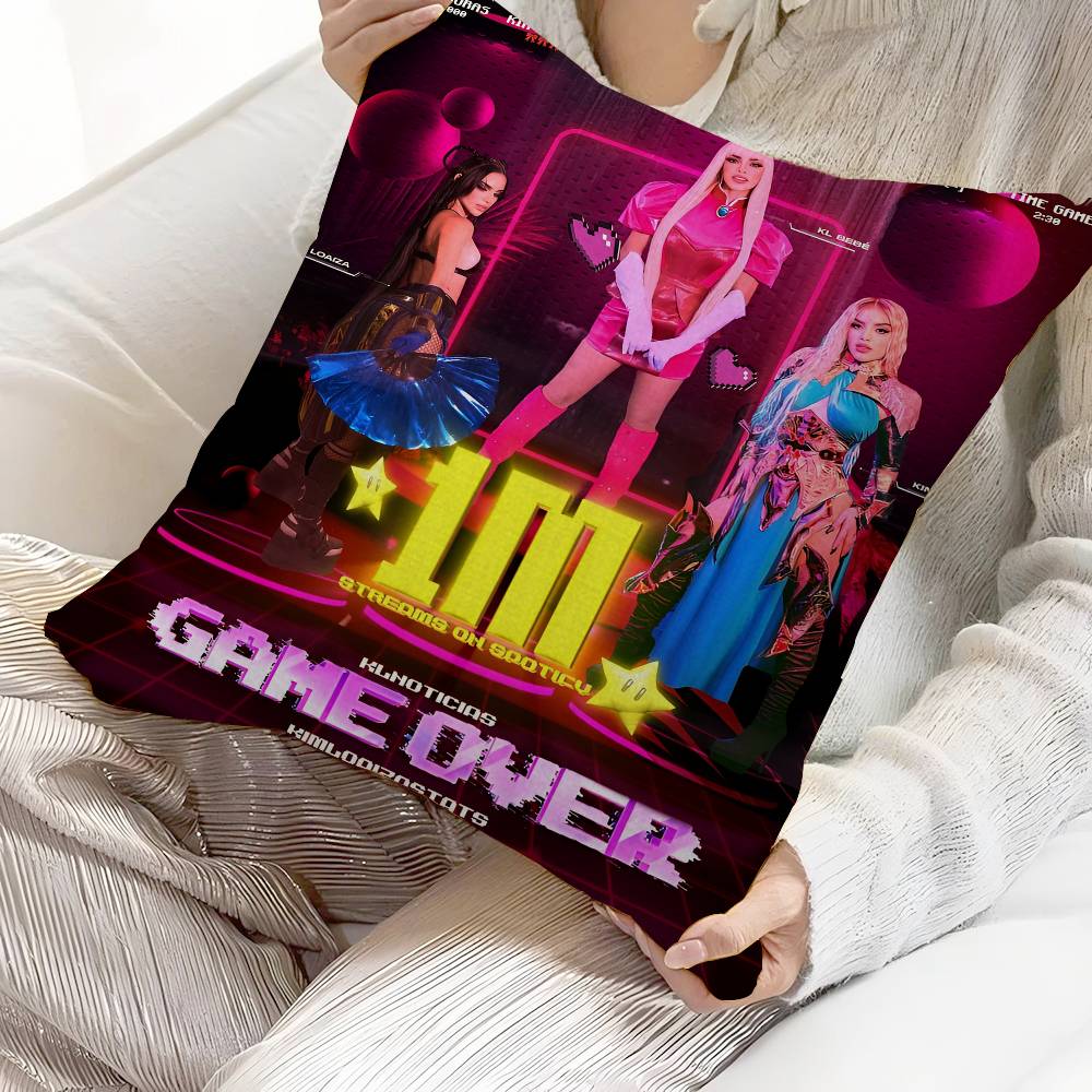 

KKimberly LLoaiza Pillow Cushion Cover Pillowcase Living Room Sofa Home Decor Customized 30x30 cm