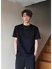 Summer Arrival Unisex Trendy T-shirt with Padded Shoulders - Hong Kong Style